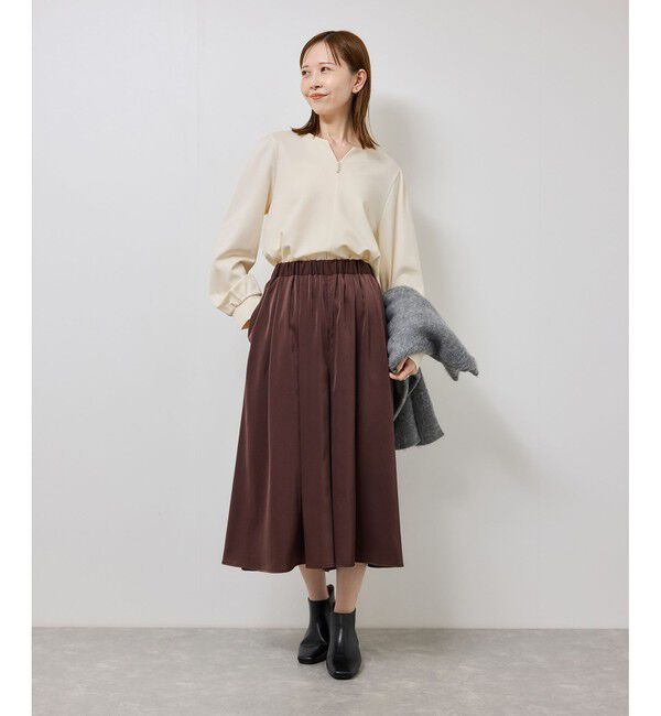 Rope&rsquo;Picnic「パール付きポンチプルオーバー/セットアップ対応」|Tシャツ・カットソー|