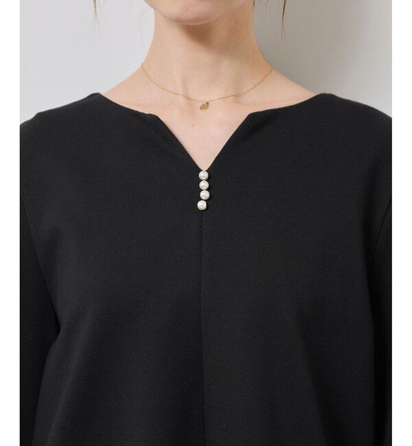 Rope&rsquo;Picnic「パール付きポンチプルオーバー/セットアップ対応」|Tシャツ・カットソー|