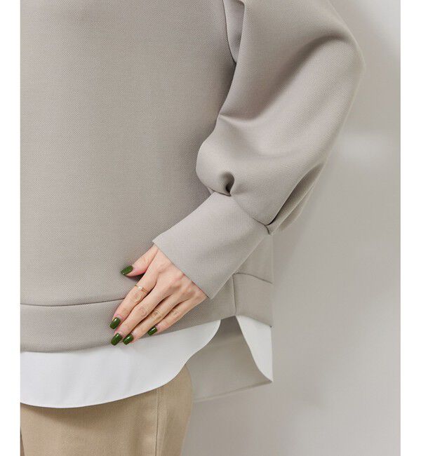 Rope&rsquo;Picnic「カルゼダンボールレイヤードプルオーバー」|Tシャツ・カットソー|