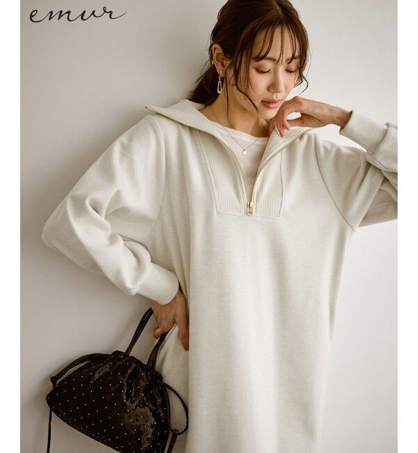 Rope&rsquo;Picnic「【emur/エミュール】圧縮起毛ステンニットワンピース」|ワンピース|キナリ(16)