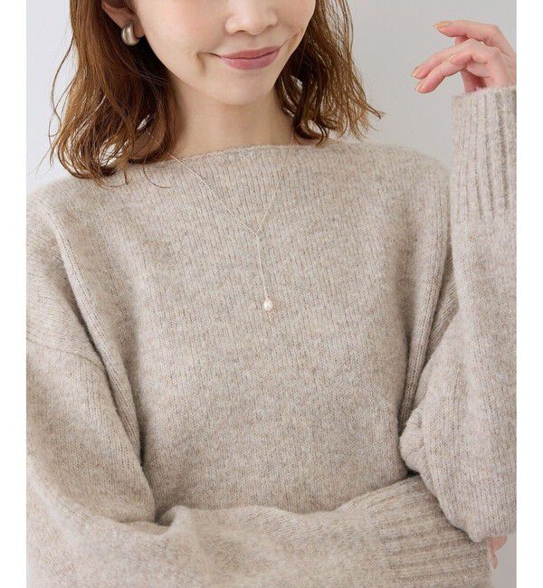 ROPE PICNIC PASSAGE「淡水パールトップショートY字ネックレス」|ネックレス|