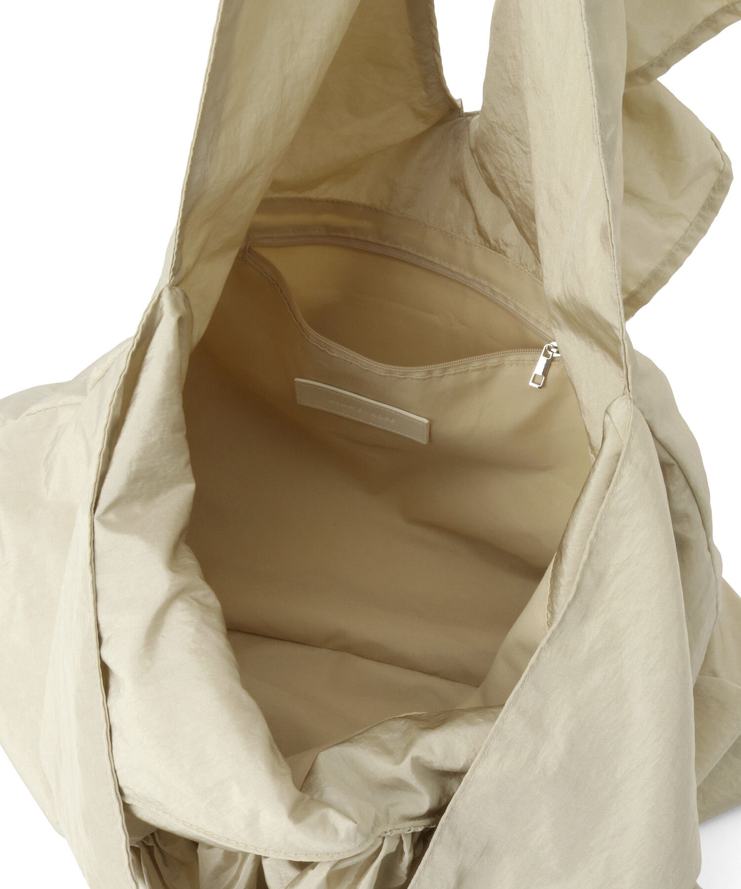 ADAM ET ROPE'「【サステナブル】ギャザーフリルバッグ」|トートバッグ|