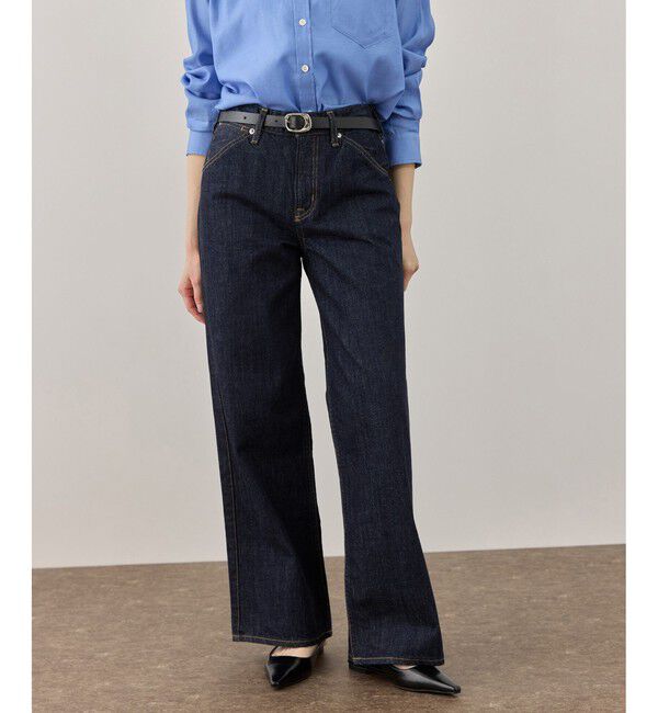 ADAM ET ROPE'「【NEEDBY for ADAM ET ROPE'】別注 WESTERN MEI											」|デニム|ネイビー(40)