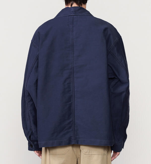 DANTON「DANTON | コットンモールスキン ワイドカバーオール MEN」|テーラードジャケット|