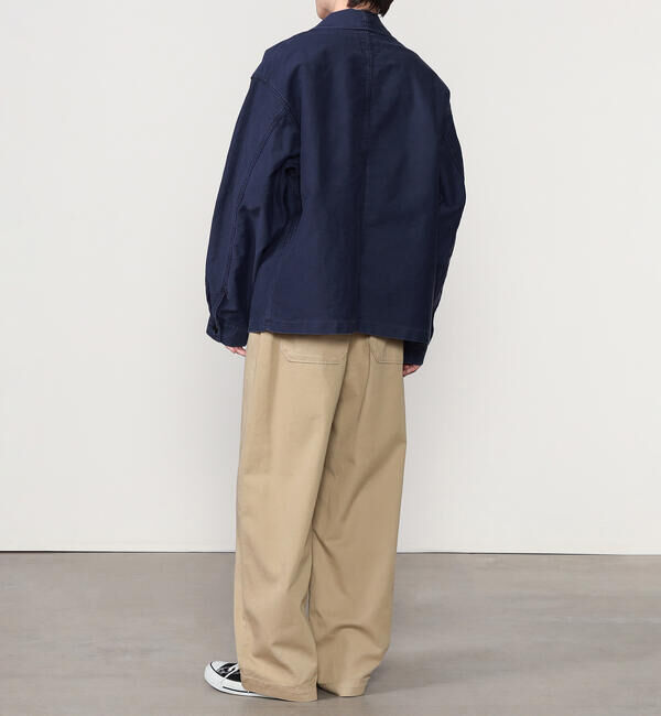 DANTON「DANTON | コットンモールスキン ワイドカバーオール MEN」|テーラードジャケット|