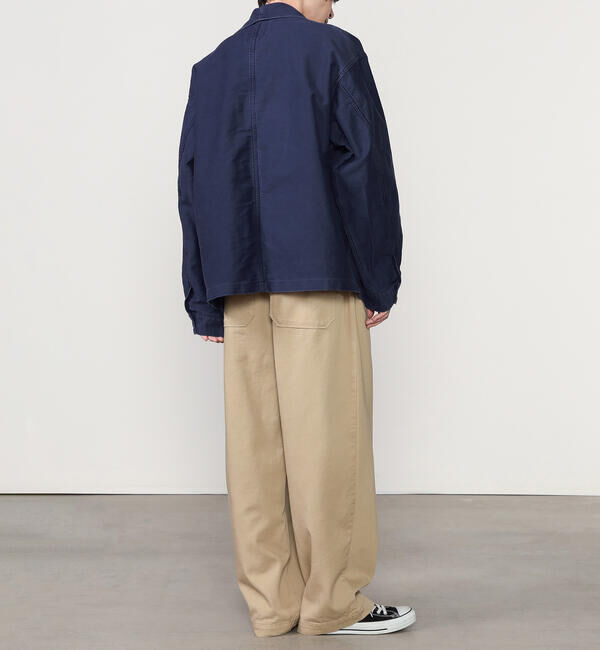 DANTON「DANTON | コットンモールスキン ワイドカバーオール MEN」|テーラードジャケット|