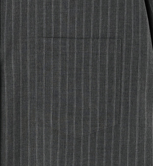  「eunoia | ウールライク ストライプシャツ WOMEN」|シャツ・ブラウス|