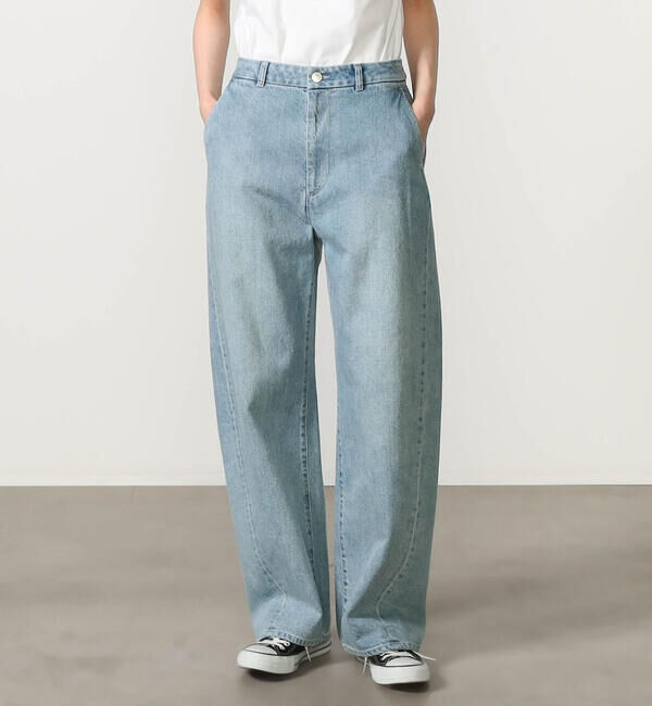 ORCIVAL「ORCIVAL | コットンドライツイル ワイドカーブパンツ WOMEN」|デニム|