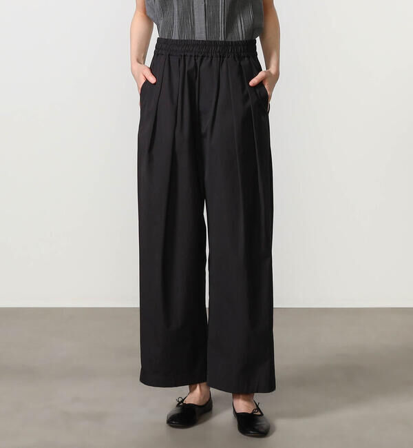  「nicholson & nicholson | 〈別注〉ワイドドローコードパンツ WOMEN」|チノ|NAVY