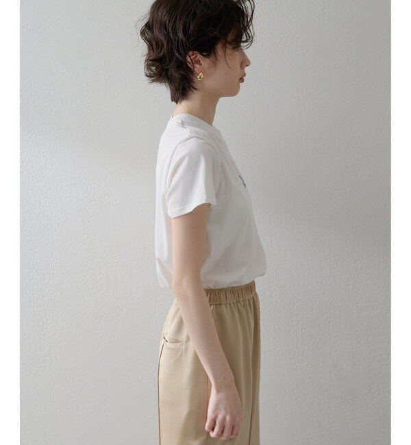 THE PAUSE「【THE PAUSE】THE PAUSE刺繍Tシャツ」|Tシャツ・カットソー|