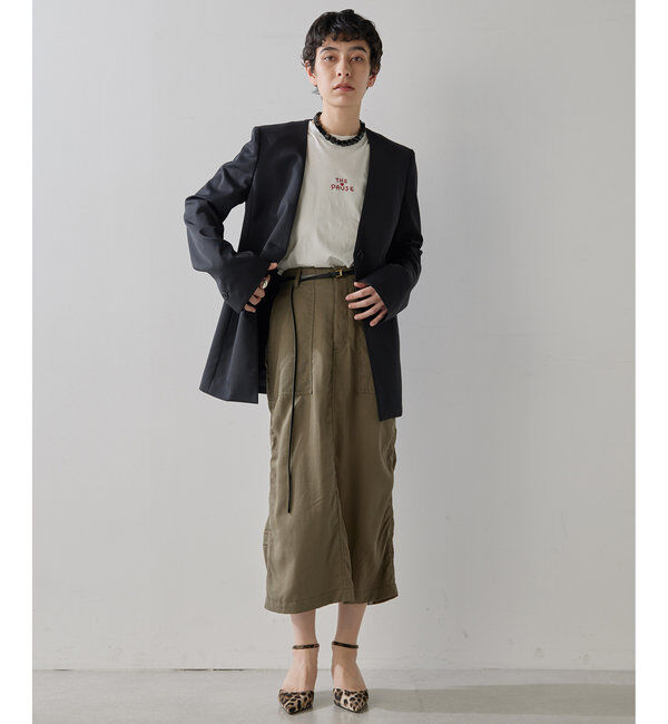 THE PAUSE「【THE PAUSE】THE PAUSE刺繍Tシャツ」|Tシャツ・カットソー|