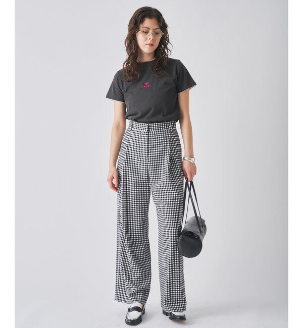 THE PAUSE「【THE PAUSE】THE PAUSE刺繍Tシャツ」|Tシャツ・カットソー|