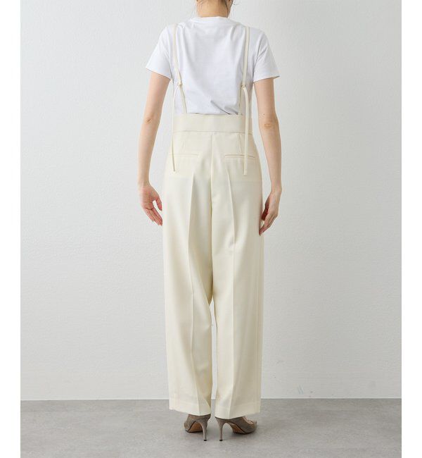  「ハイウエストタックパンツ」|チノ|