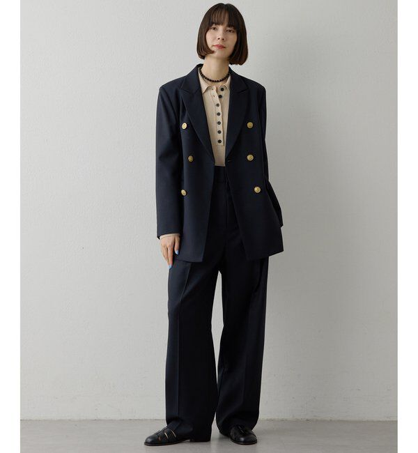  「ハイウエストタックパンツ」|チノ|