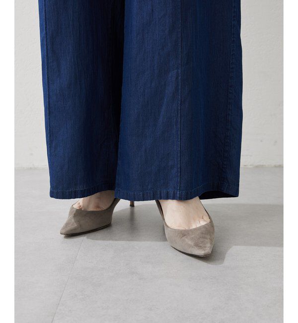 Drawing Numbers「【Drawing Numbers】ソフトデニムワイドパンツ」|チノ|