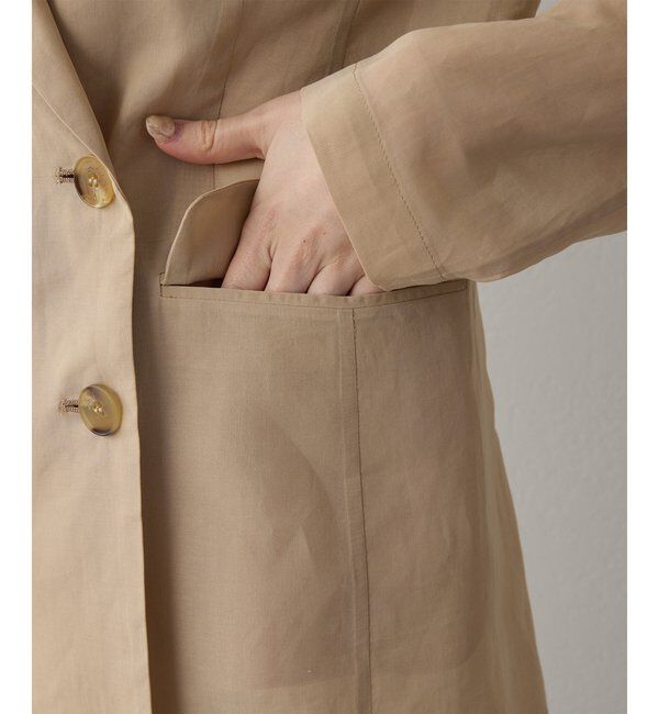 Drawing Numbers「【Drawing Numbers】コットンオーガンジーダブルジャケット」|テーラードジャケット|