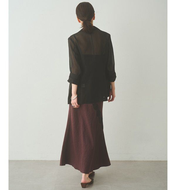 Drawing Numbers「【Drawing Numbers】コットンオーガンジーダブルジャケット」|テーラードジャケット|