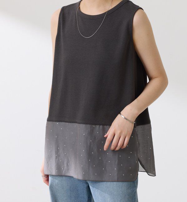 「【C&prime;NOTE/ノート】【新色登場】裾シアータンクトップ」|Tシャツ・カットソー|