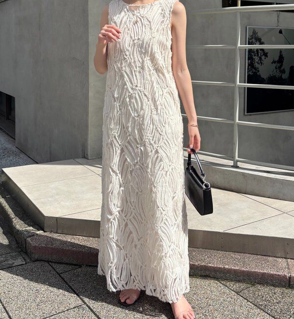  「【人気アイテムがサイズ展開を増やして再販！】バテンレースワンピース」|ワンピース|オフホワイト