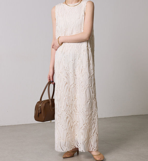  「【人気アイテムがサイズ展開を増やして再販！】バテンレースワンピース」|ワンピース|