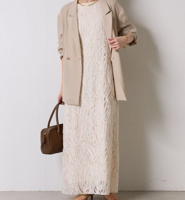  「【人気アイテムがサイズ展開を増やして再販！】バテンレースワンピース」|ワンピース|