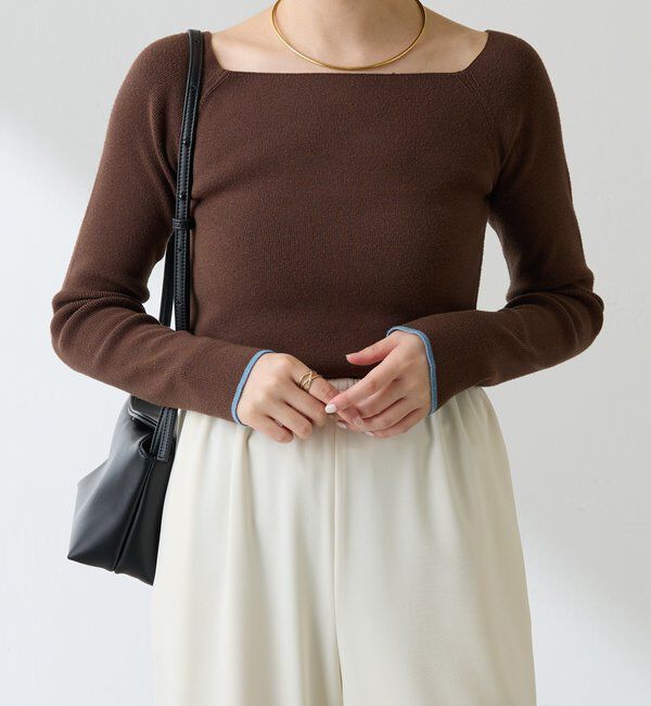  「【2通りで着れる】オフショルダーニット」|ニット・セーター|