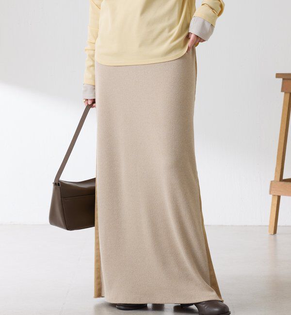  「Q.anos 2フェイスデニムスカート」|スカート|