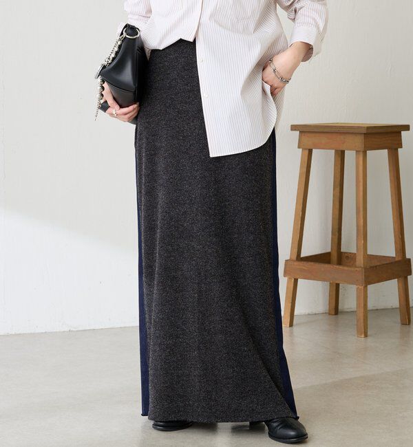  「Q.anos 2フェイスデニムスカート」|スカート|