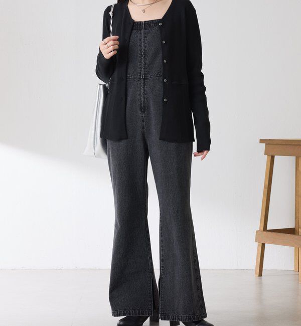  「リブペプラムカーディガン」|ニット・セーター|