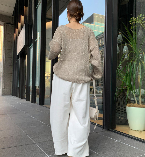  「ドロストスウェットパンツ」|チノ|