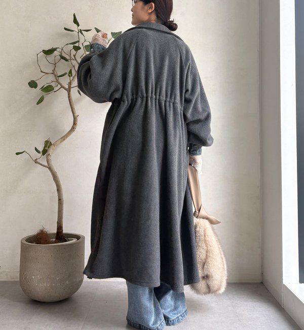  「【WEB限定】フリースロングコート」|その他|