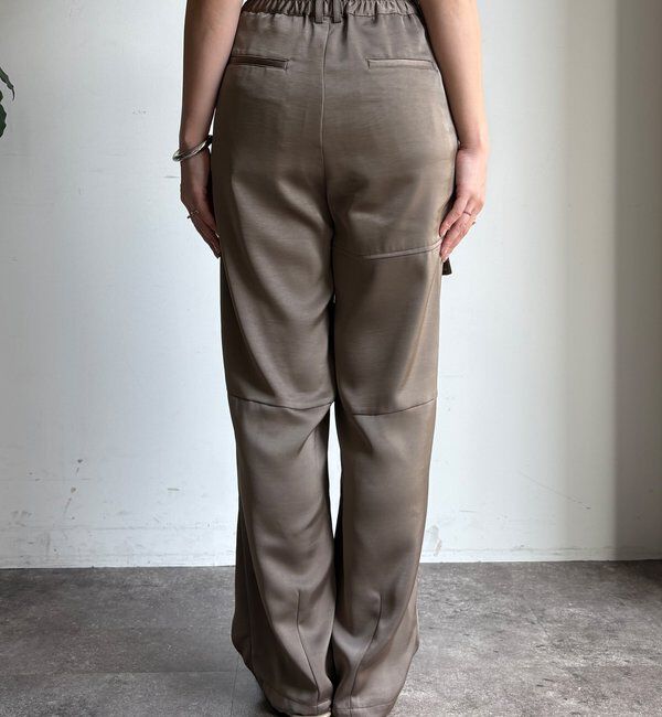  「【WEB限定】サテンパンツ」|チノ|