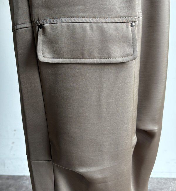  「【WEB限定】サテンパンツ」|チノ|