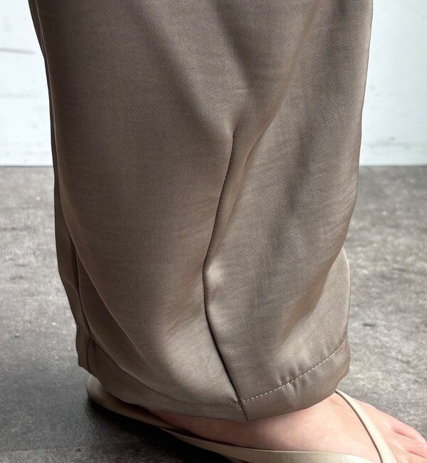  「【WEB限定】サテンパンツ」|チノ|