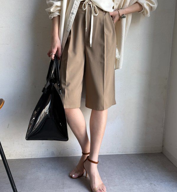  「バミューダパンツ」|チノ|ベージュ