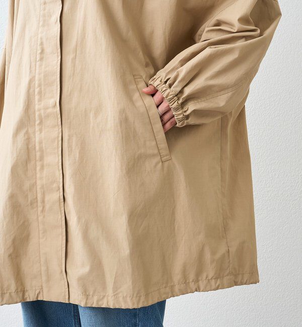  「【花粉ガード・撥水加工・UVカット機能】ドルマンフーディライトコート」|その他|