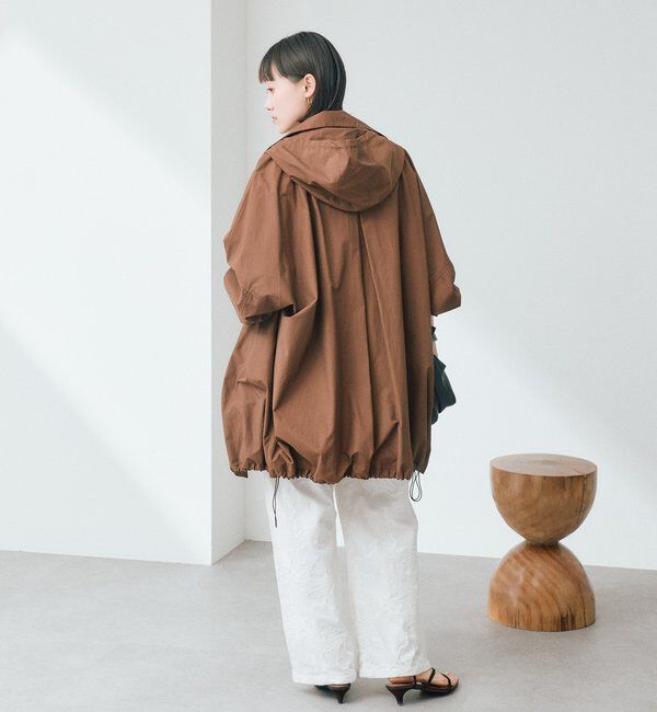  「【花粉ガード・撥水加工・UVカット機能】ドルマンフーディライトコート」|その他|