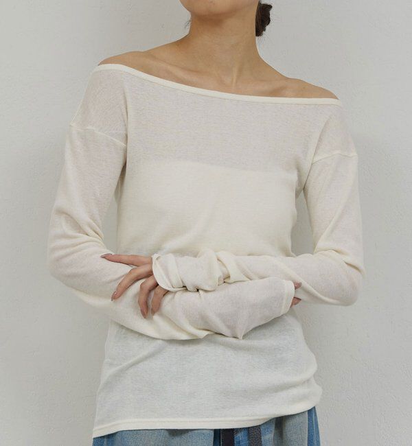  「【PEAS】ガーゼテレコプルオーバー」|Tシャツ・カットソー|