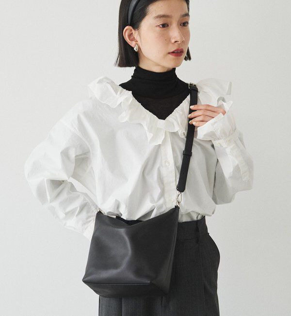  「ソフトレザーシンプルショルダーバッグ 」|ショルダー・メッセンジャー|