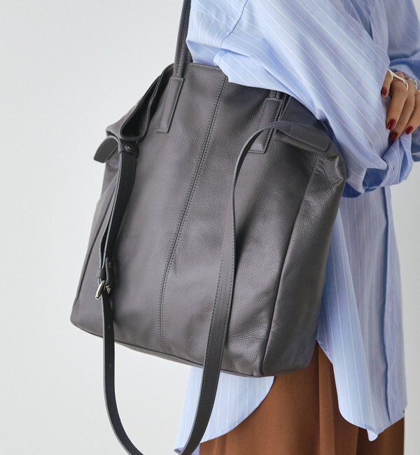  「レザー2WAYトートバッグ」|トートバッグ|