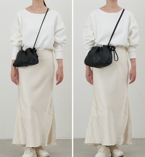  「レザー巾着4WAYミニショルダーバッグ」|ショルダー・メッセンジャー|