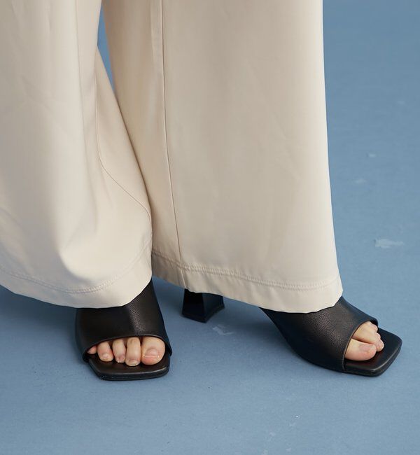  「スクエアミュール」|パンプス|