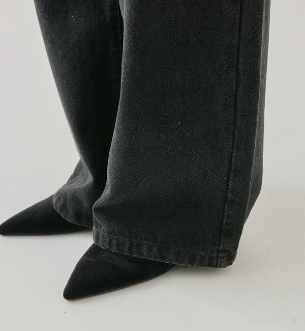  「レース切替デニム」|デニム|