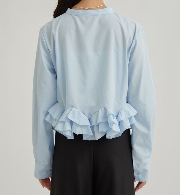  「ウェーブフリルブラウス」|シャツ・ブラウス|