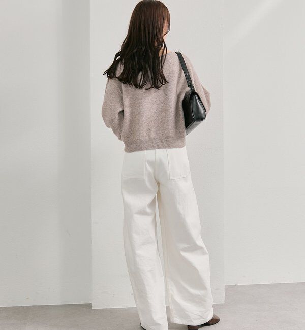  「リボン付きニット プルオーバー」|ニット・セーター|