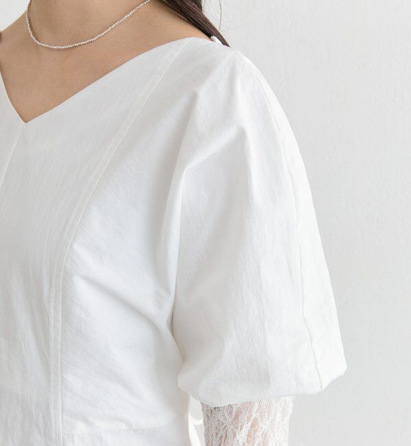  「パフレーススリーブワンピース」|ワンピース|