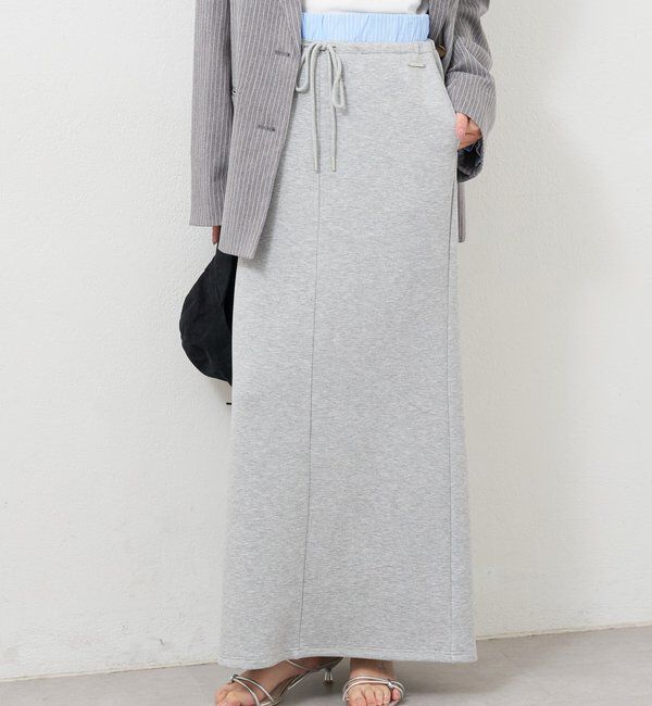  「Wベルトスウェットスカート」|スカート|