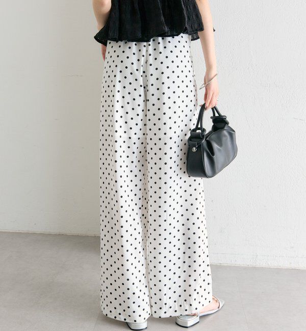  「ドットWベルトパンツ」|チノ|
