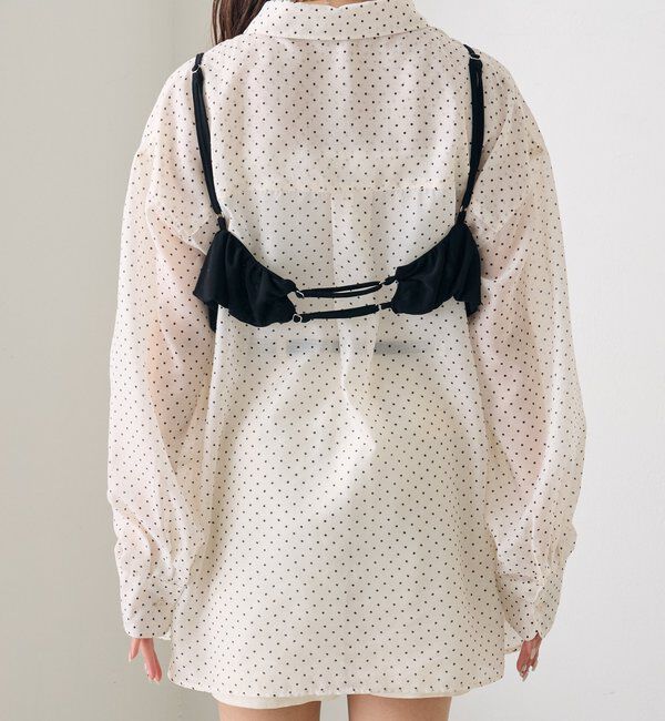  「シアーシャツビスチェSET」|シャツ・ブラウス|