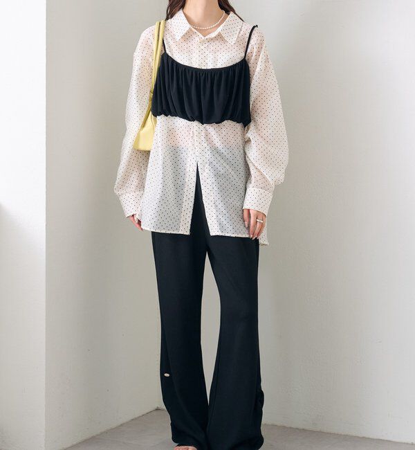  「シアーシャツビスチェSET」|シャツ・ブラウス|